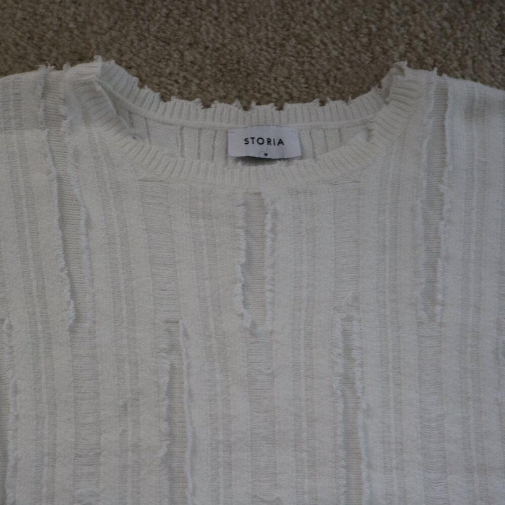 Storia White Long Sleeve Top - Picture 3 of 4